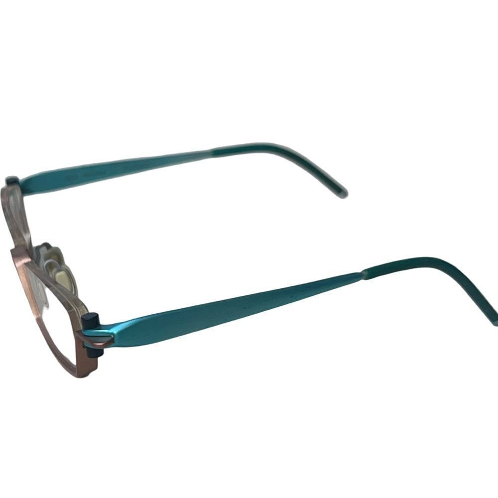 Gail Spence for Prodesign Aluminum Frame Turquoise & Pink Cool Retro Frames 9203 - Picture 6 of 12